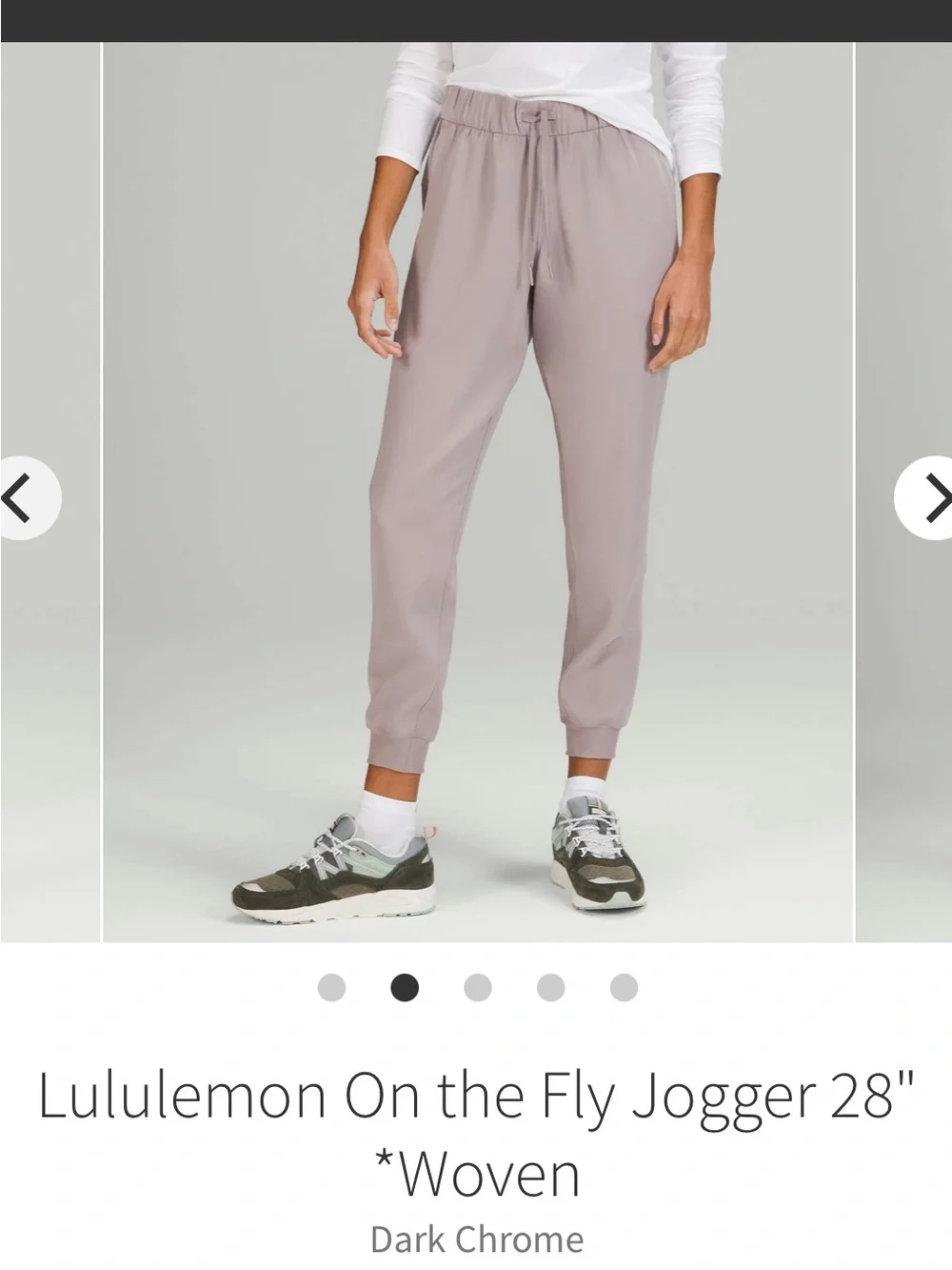lululemon athletica On the Fly Woven Jogger - Dark Chrome Taupe